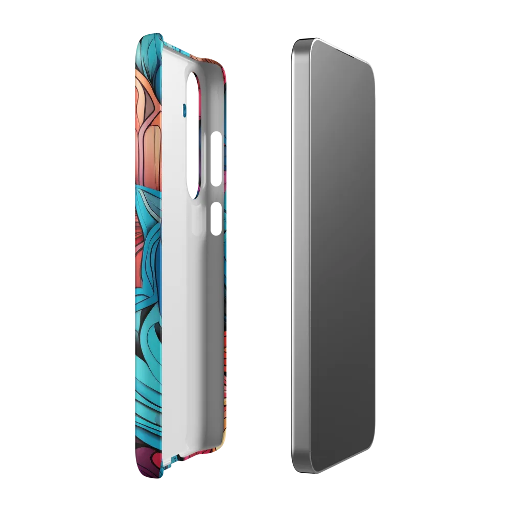 Vibrant Abstract Floral Design