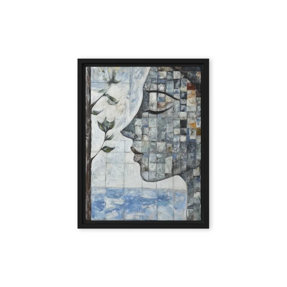 Silent Reflection 
 Canvas with White Frame