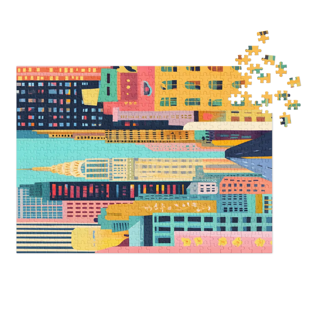 Colorful Cityscape Art