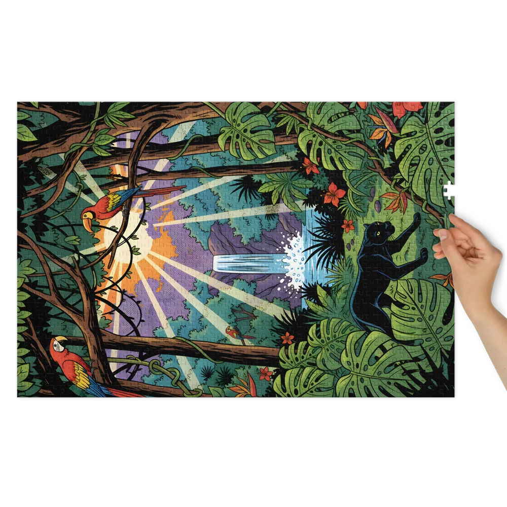 Panther's Jungle Realm | Jigsaw Puzzles