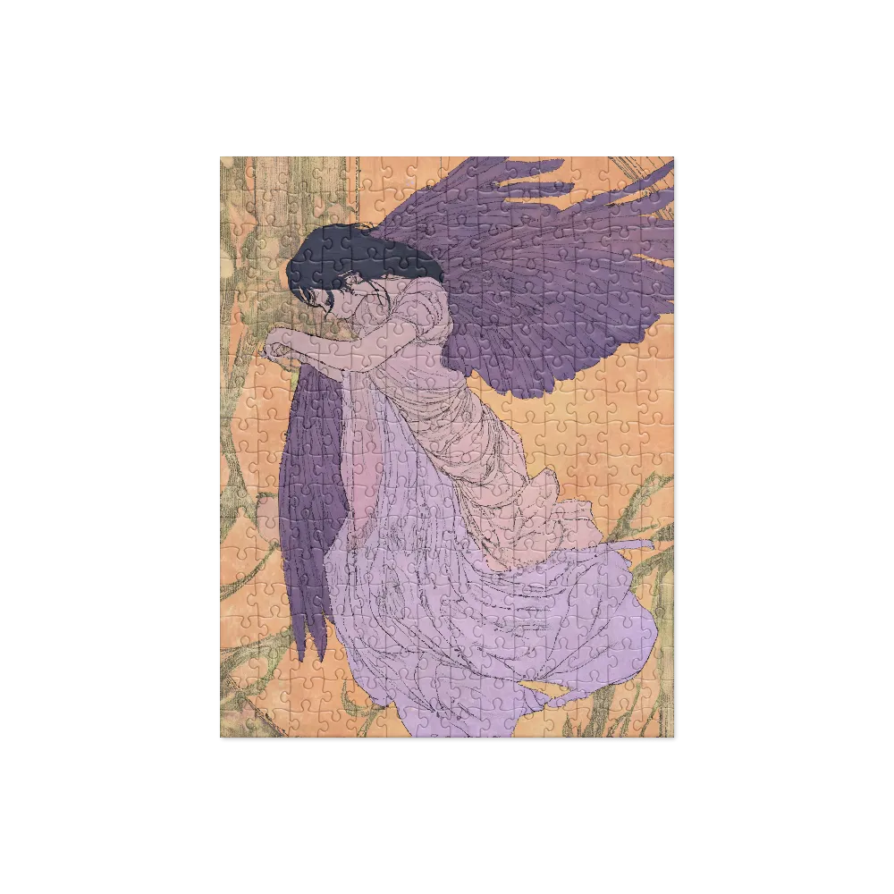 Whispers of a Winged Spirit 
 Jigsaw Puzzle in Tin Box
