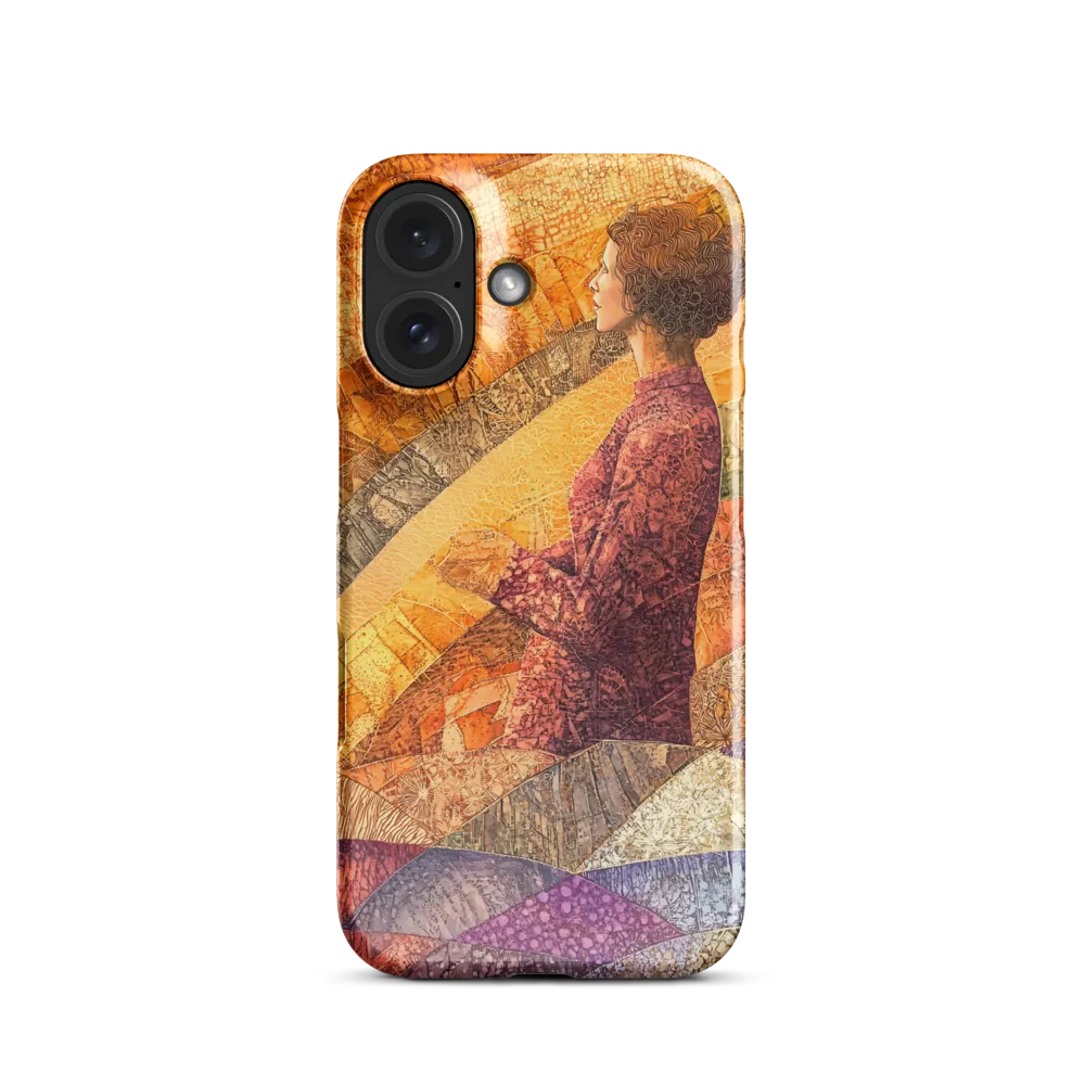 Contemplative Patchwork Profile 
 Samsung Galaxy S24 | Snap Case