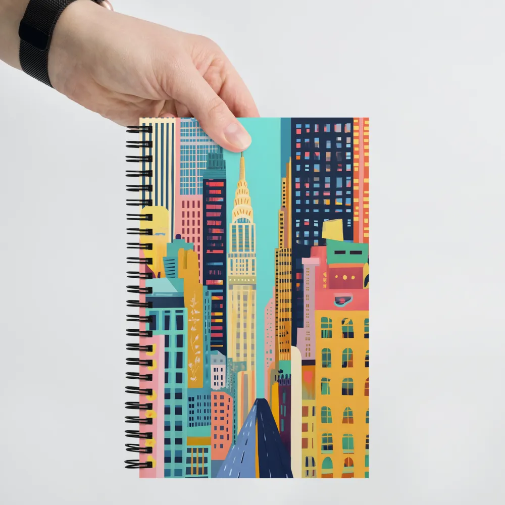 Vibrant Urban Canvas 
 Spiral Notebook | 140 pages