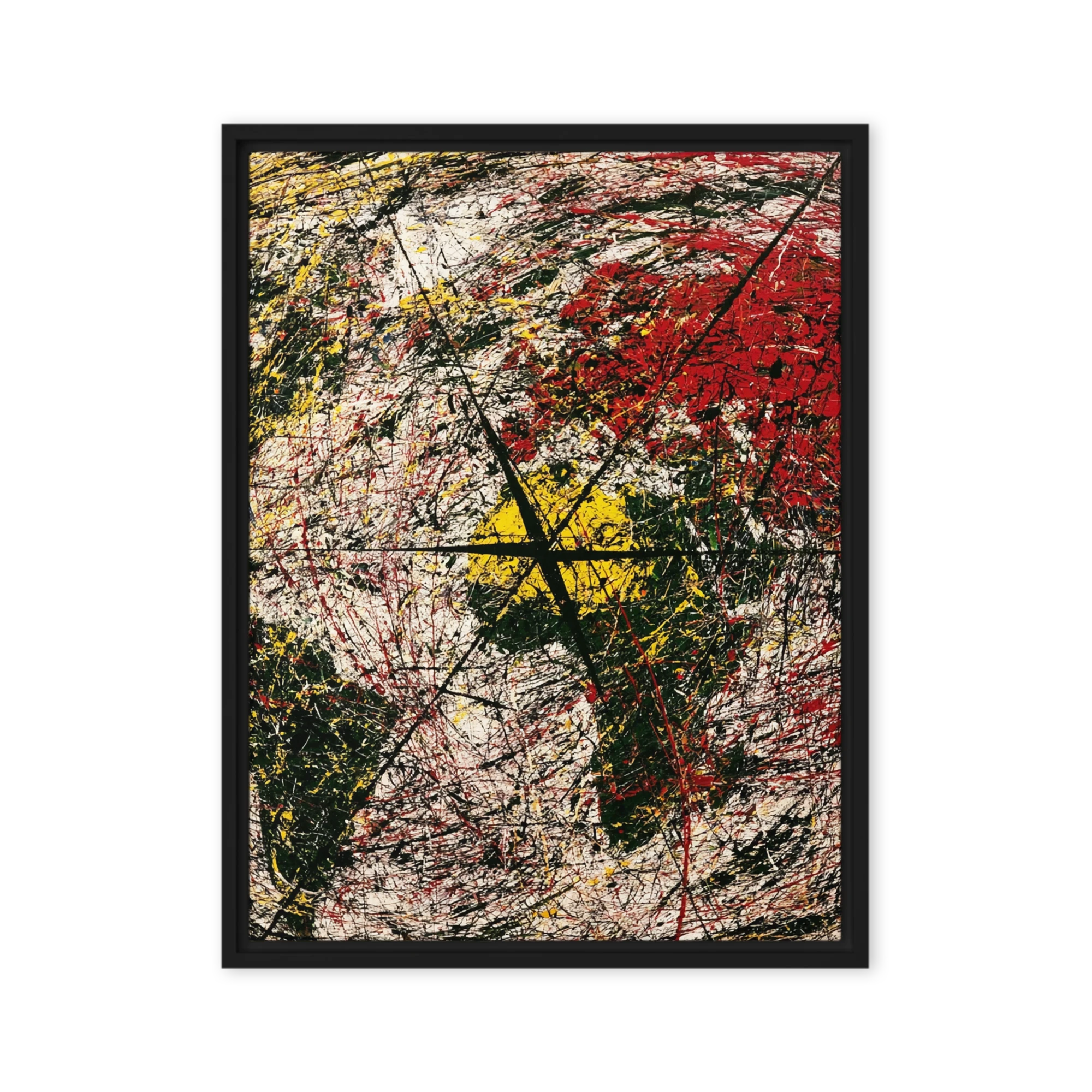 Splattered World Map | Art Print
