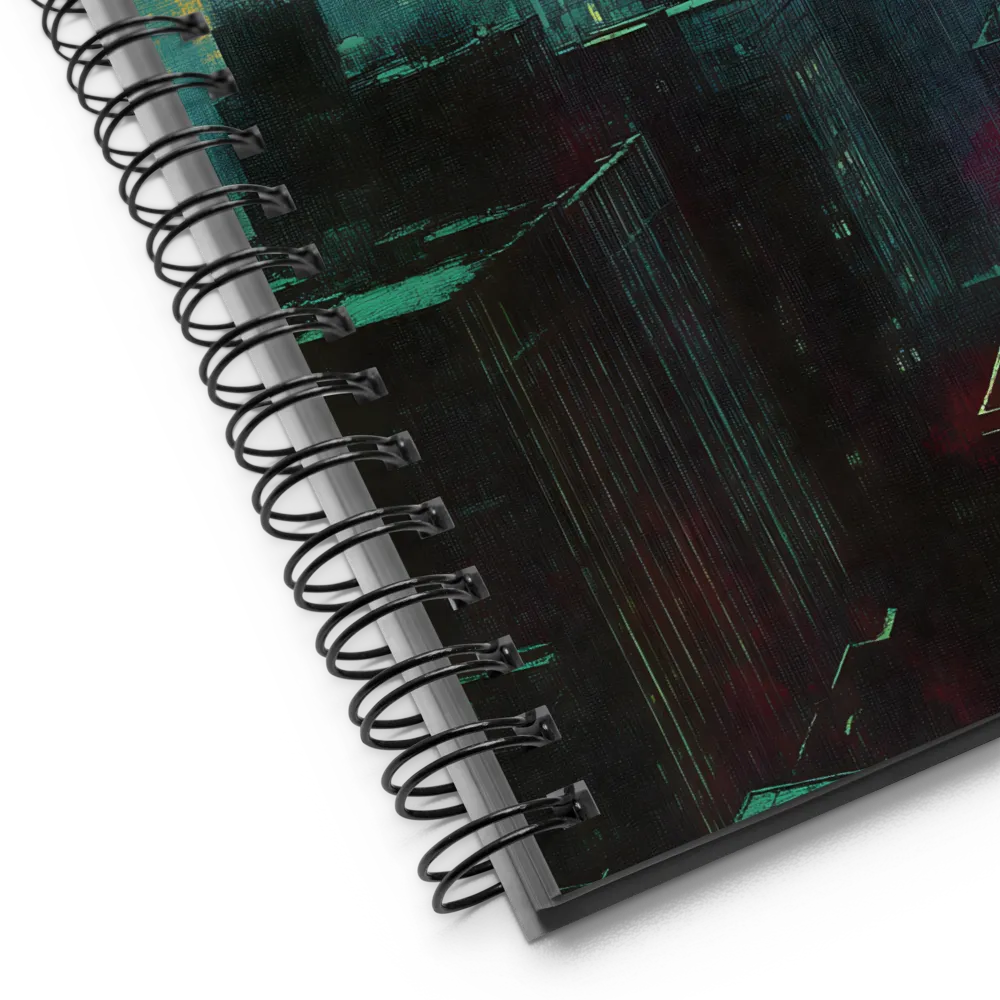Neon City Reflections 
 Spiral Notebook | 140 pages