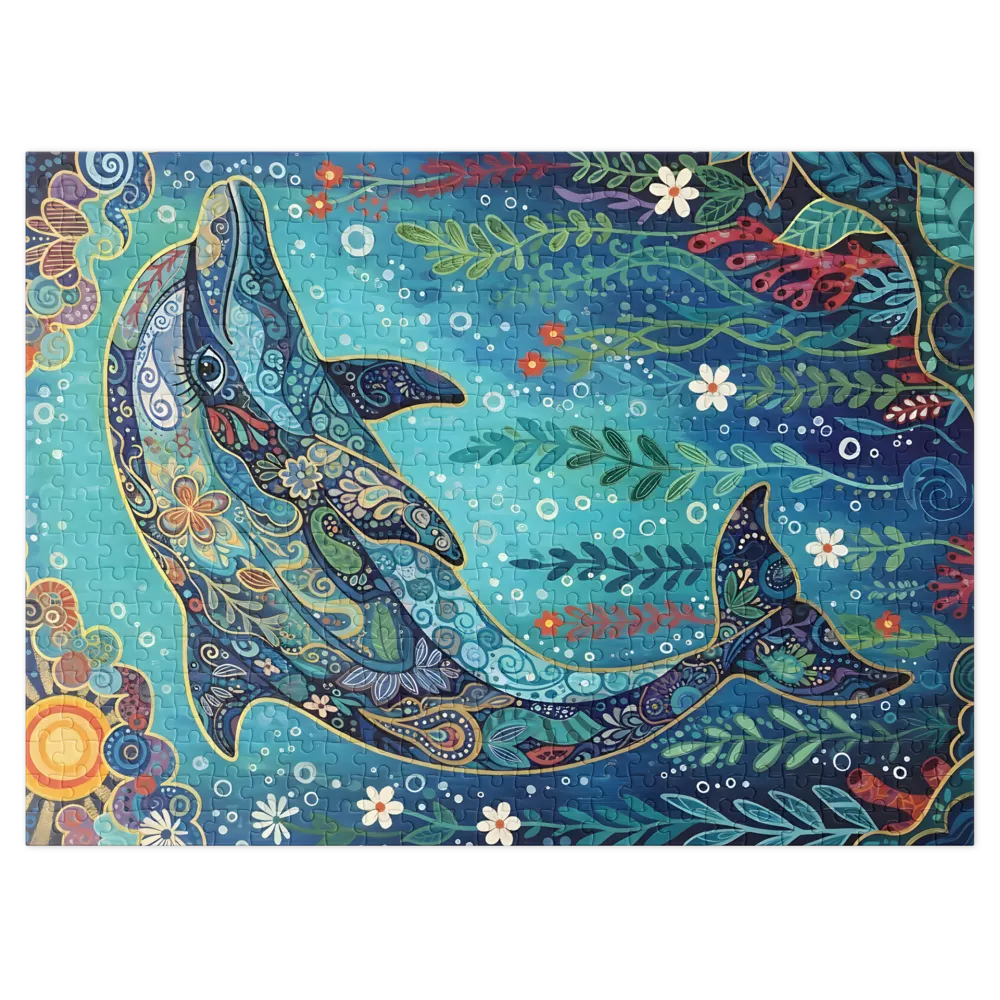 Ornate Dolphin | Jigsaw Puzzles