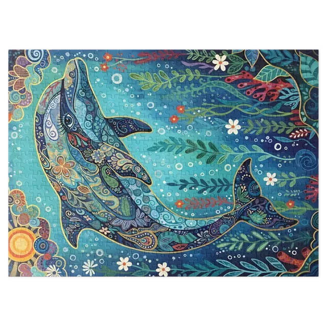 Ornate Dolphin | Jigsaw Puzzles