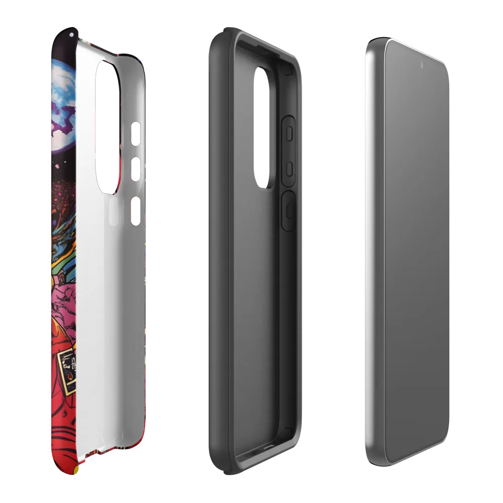 Surreal Astronaut in Colorful Space | Phone Case