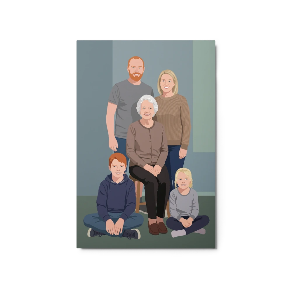 Family Portrait — Flat Realism