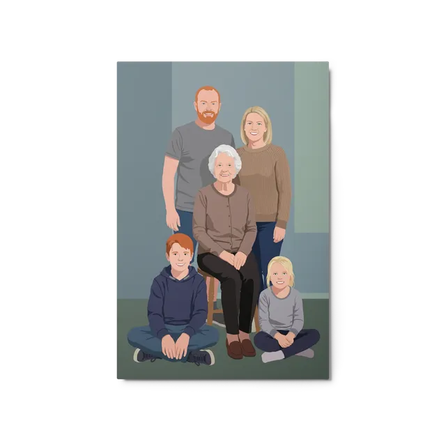 Family Portrait — Flat Realism