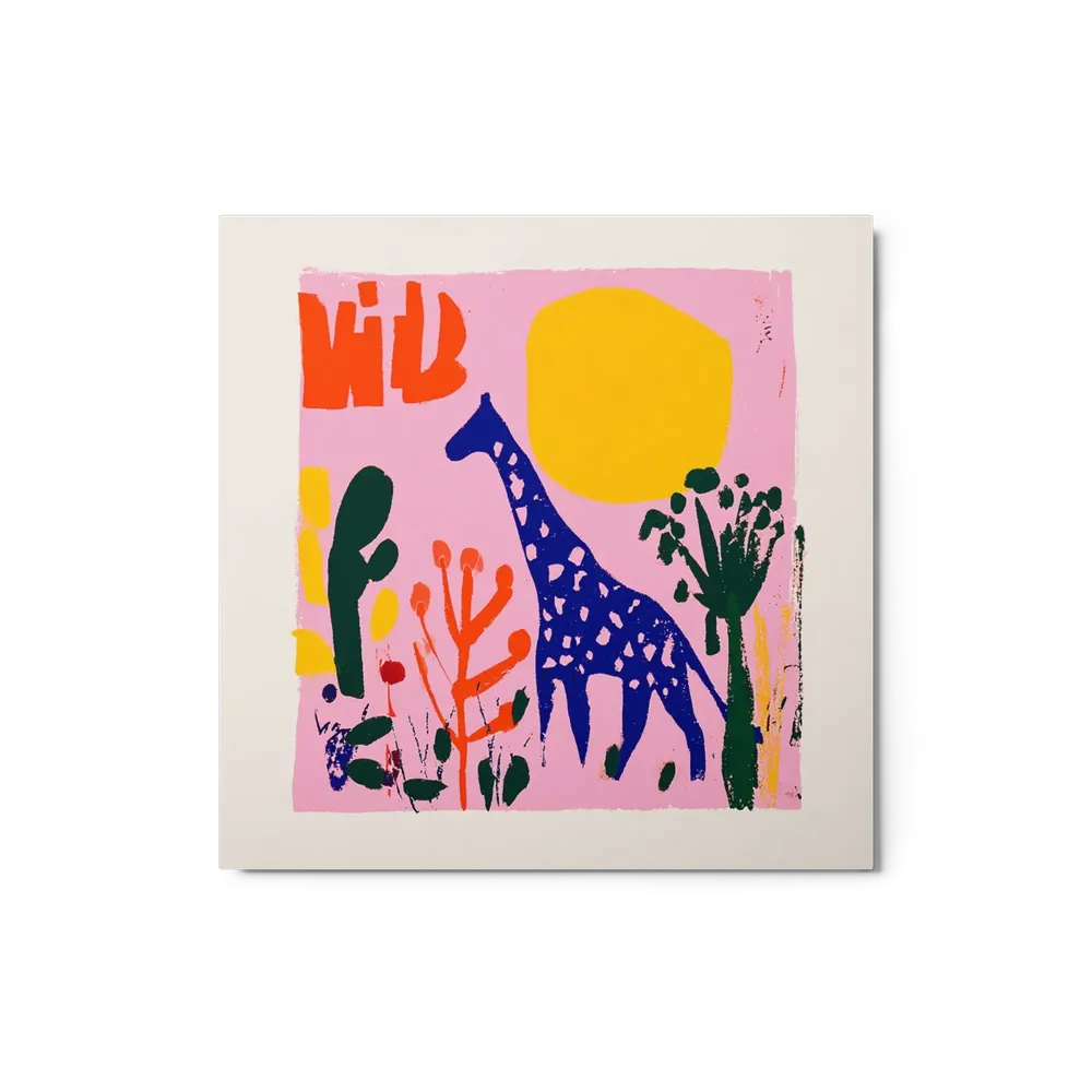 Wild Safari Giraffe | Art Print