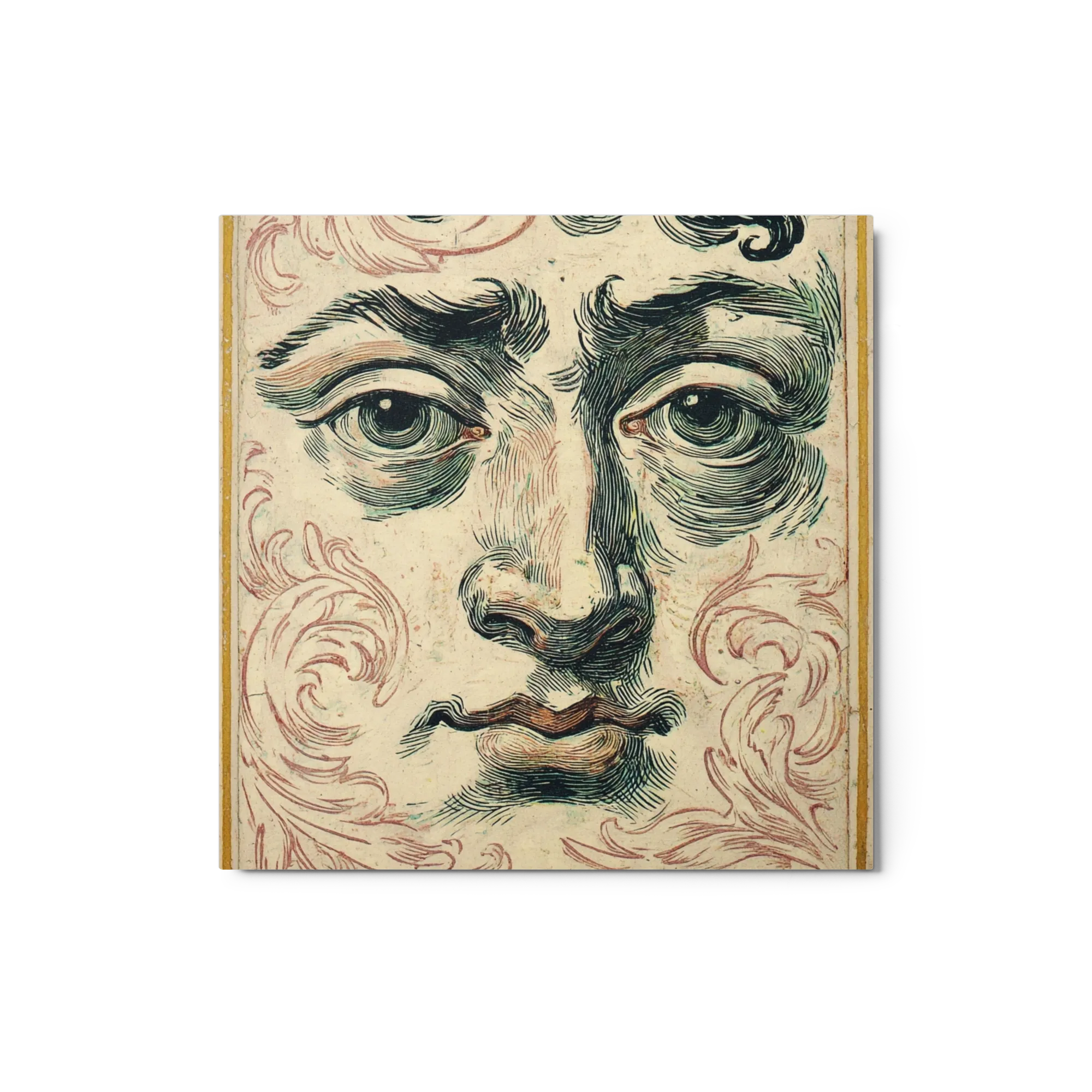 Engraved Face Study
