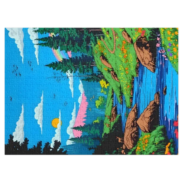 Rainbow Meadow Stream | Jigsaw Puzzles