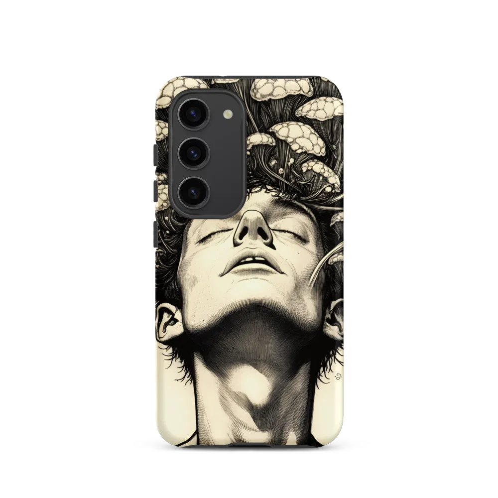 Surreal Mushroom Portrait | Phone Case