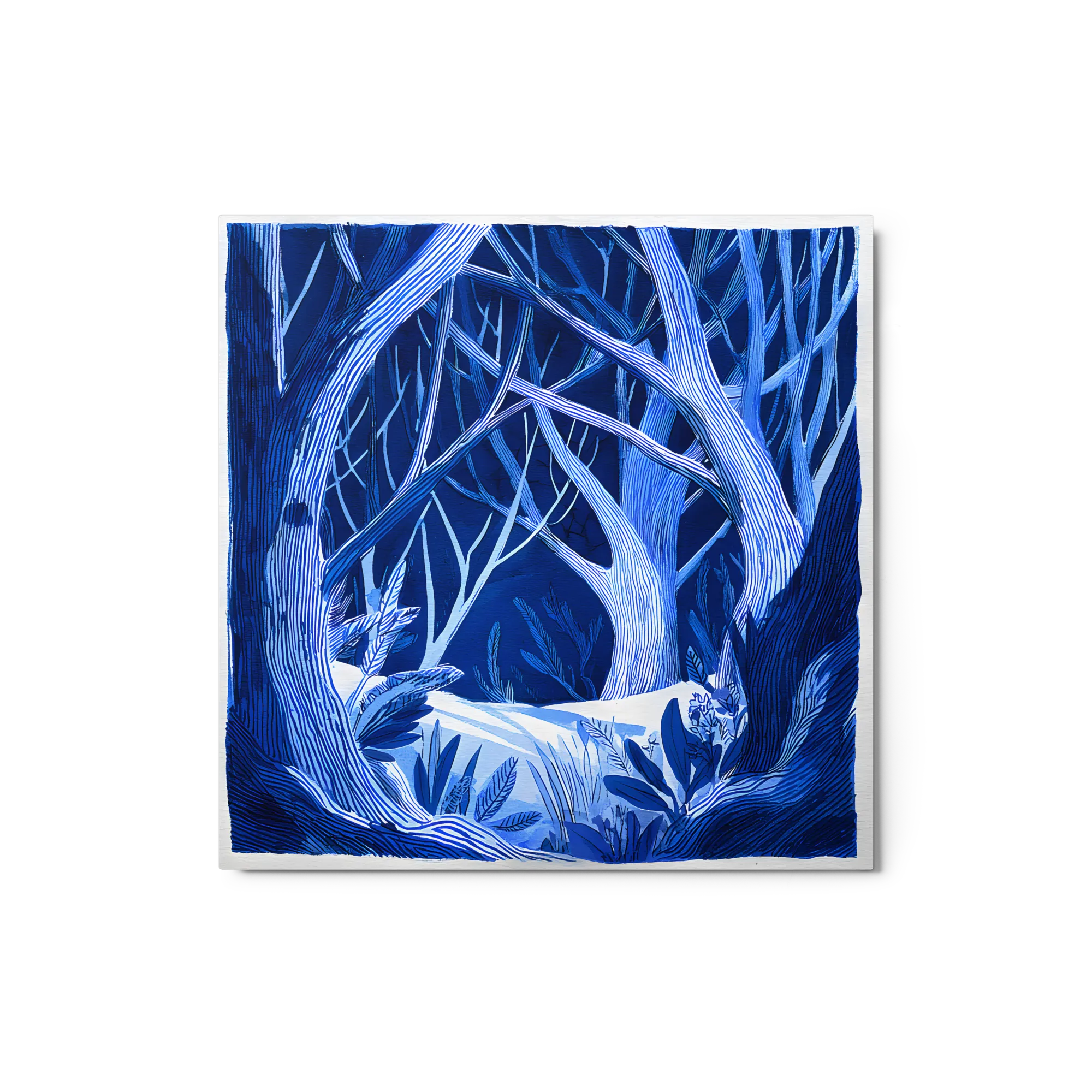 Whispering Woods in Blue