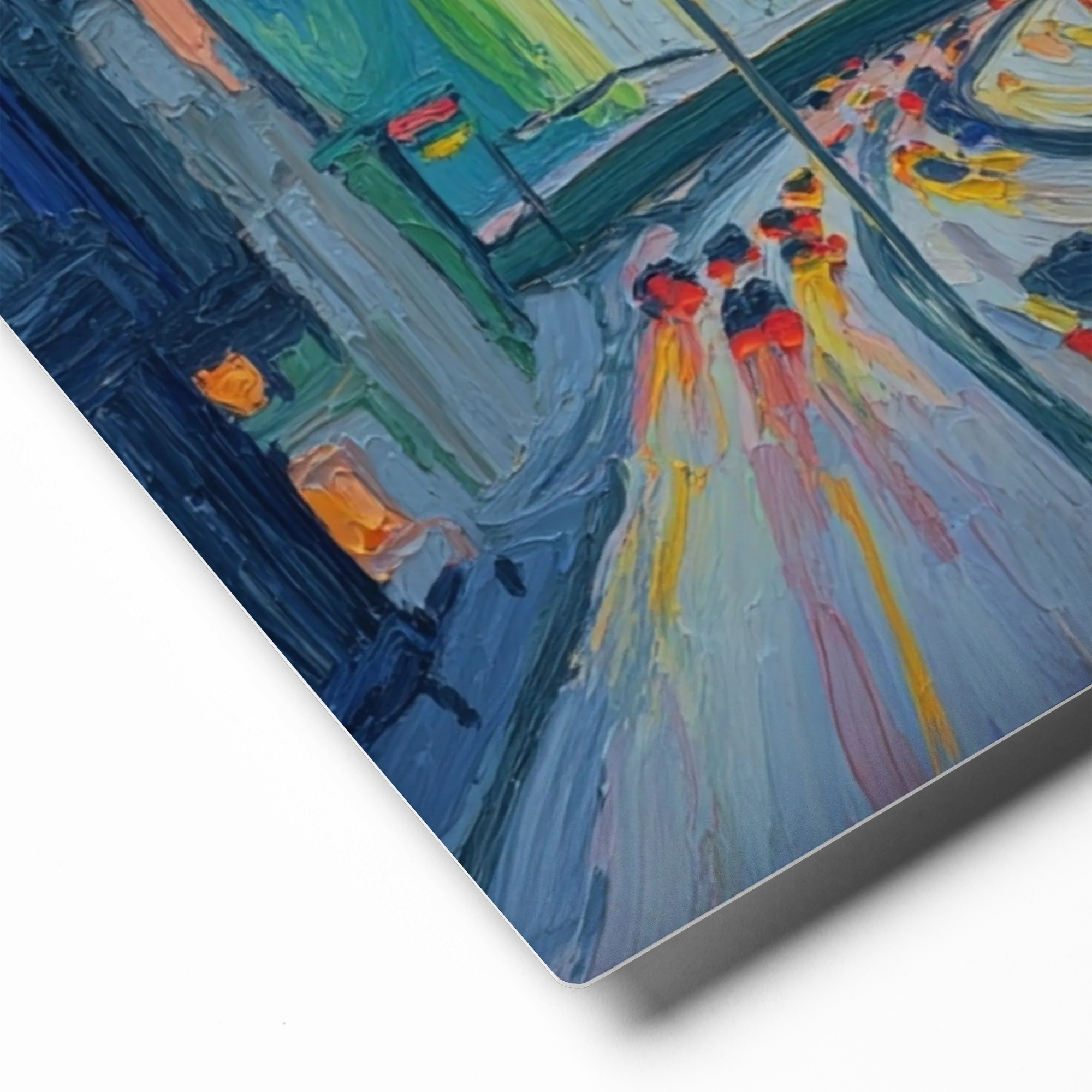 Swirling Skyline 
 Canvas | 28″x 28″