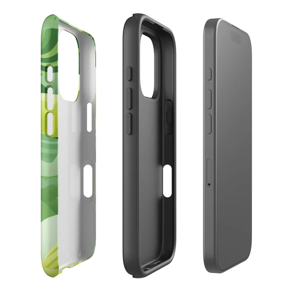 Abstract Green Landscape Design | Phone Case