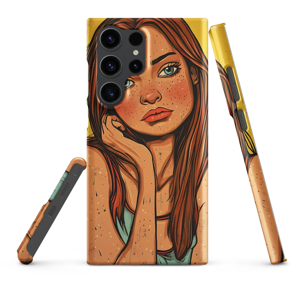 Pop Art Portrait of a Girl | Phone Case