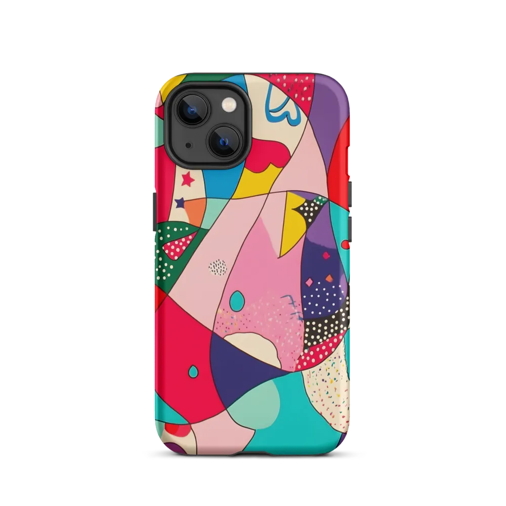 Colorful Abstract Geometric Shapes | Phone Case