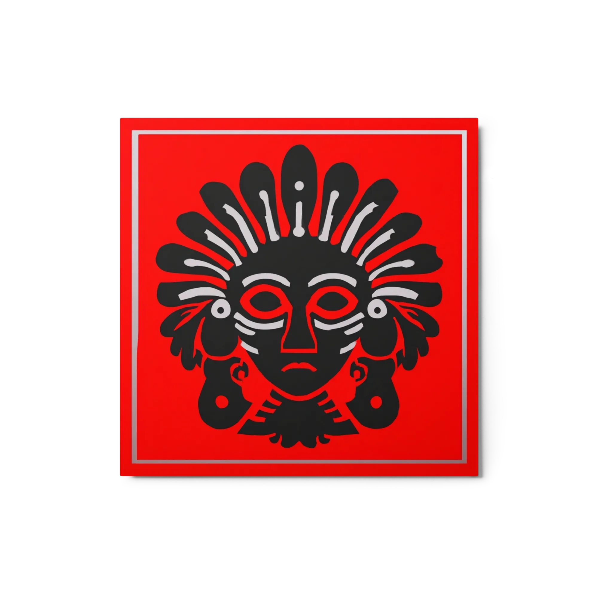 Red Tribal Mask