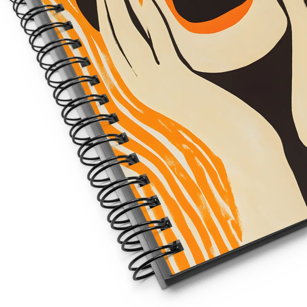 Orange Scream 
 Spiral Notebook | 140 pages