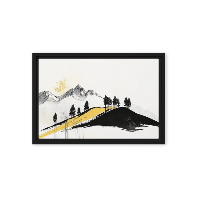 Golden Peaks | Art Print
