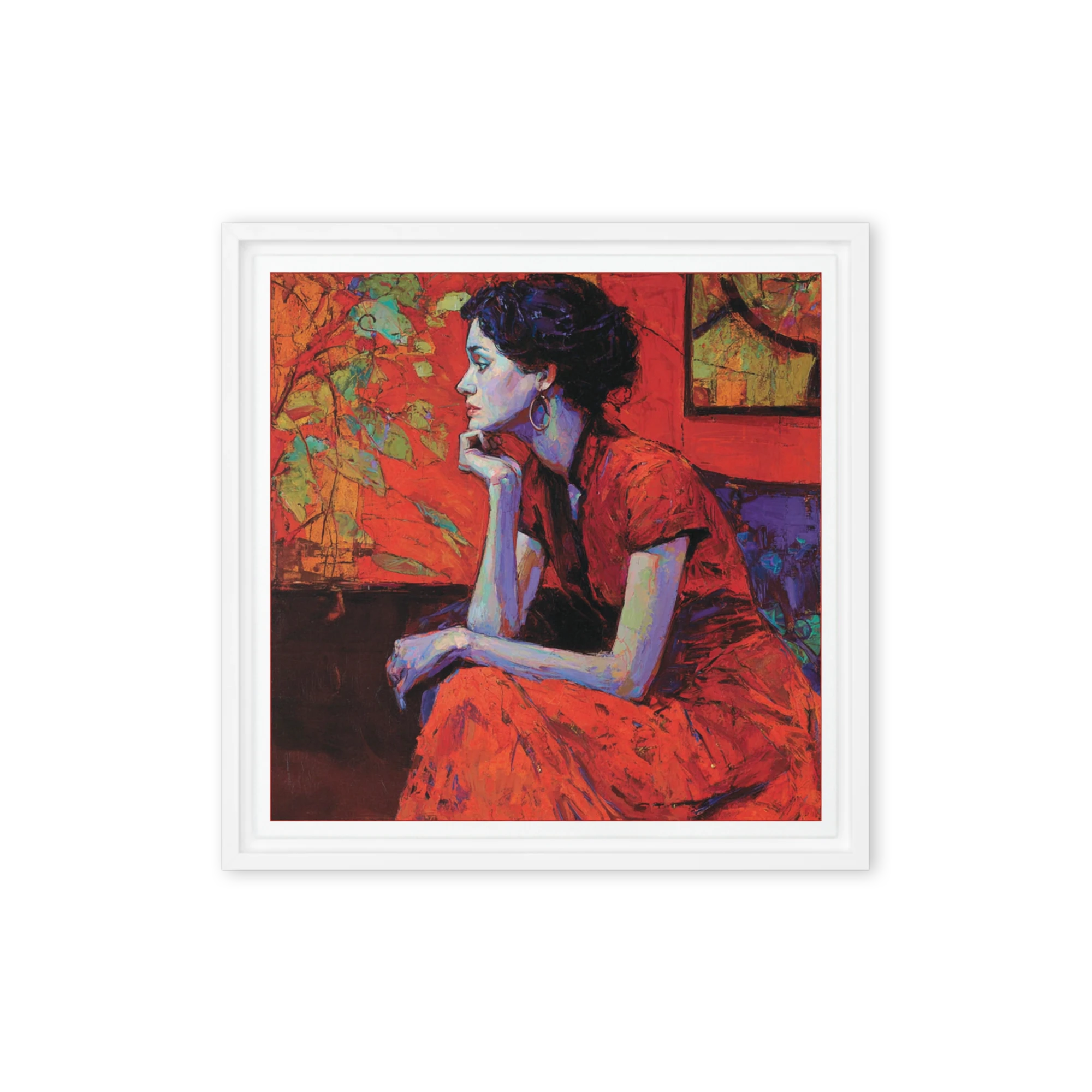 Contemplation in Red