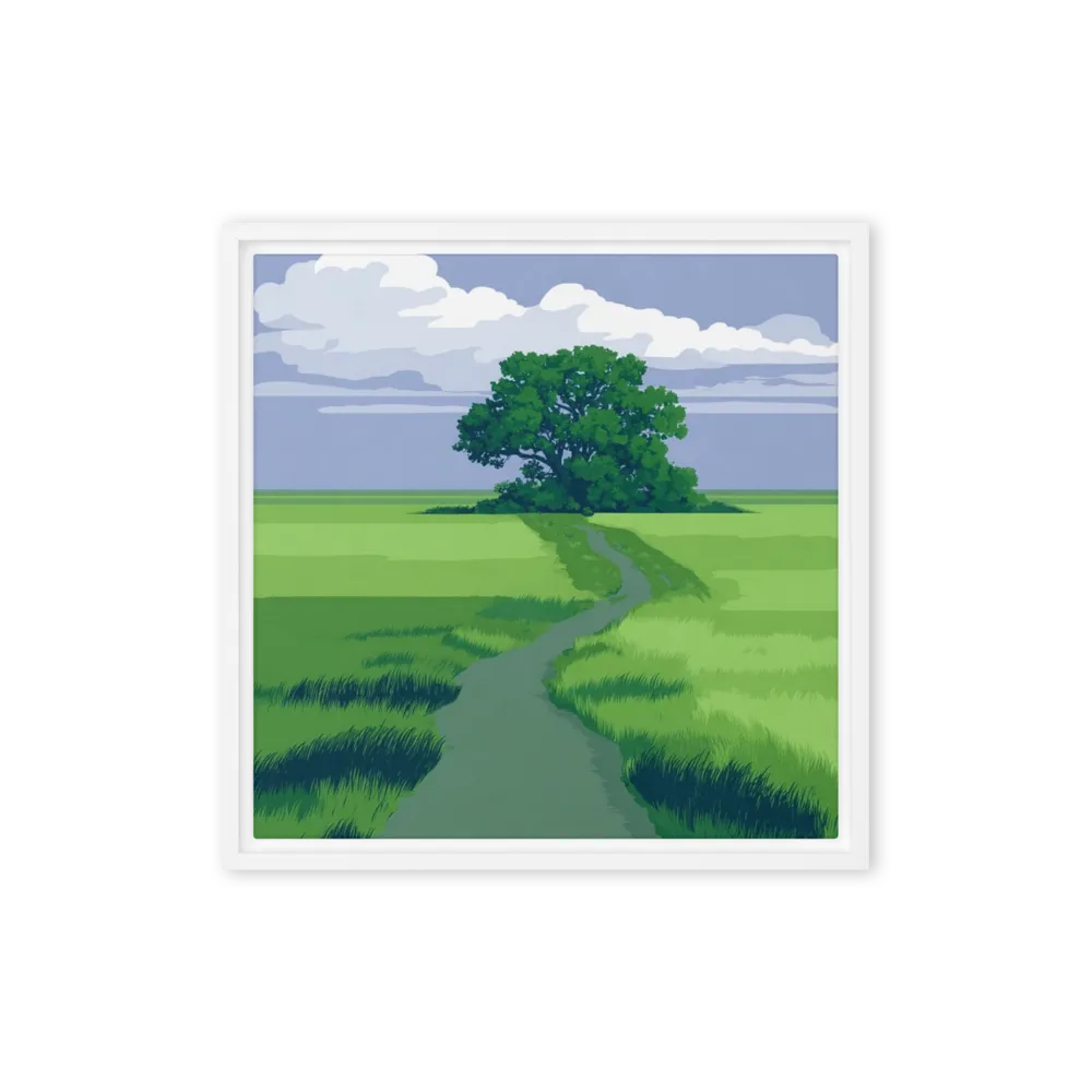 The Pathway to Solitude 
 Canvas | 6″x 6″