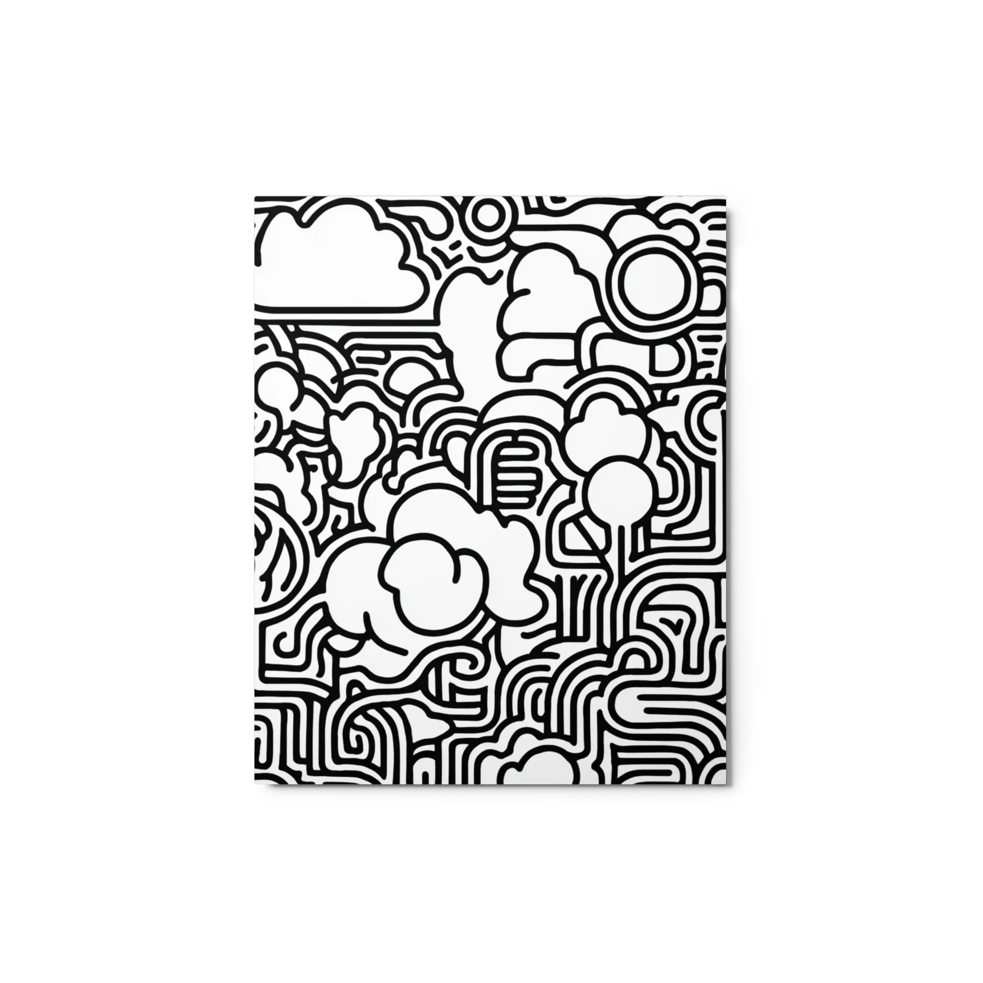 Abstract Maze Doodle