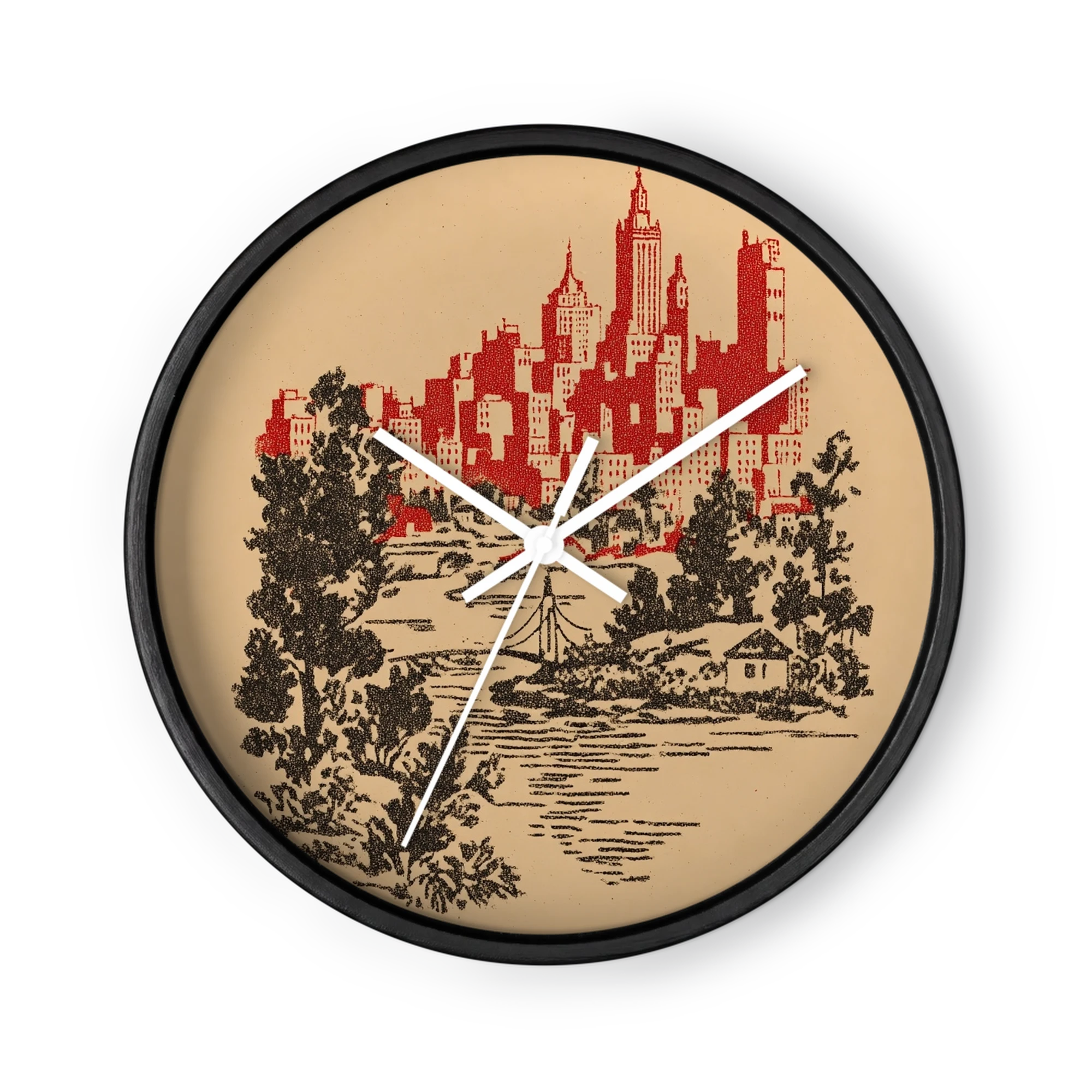 Red Horizon Cityscape