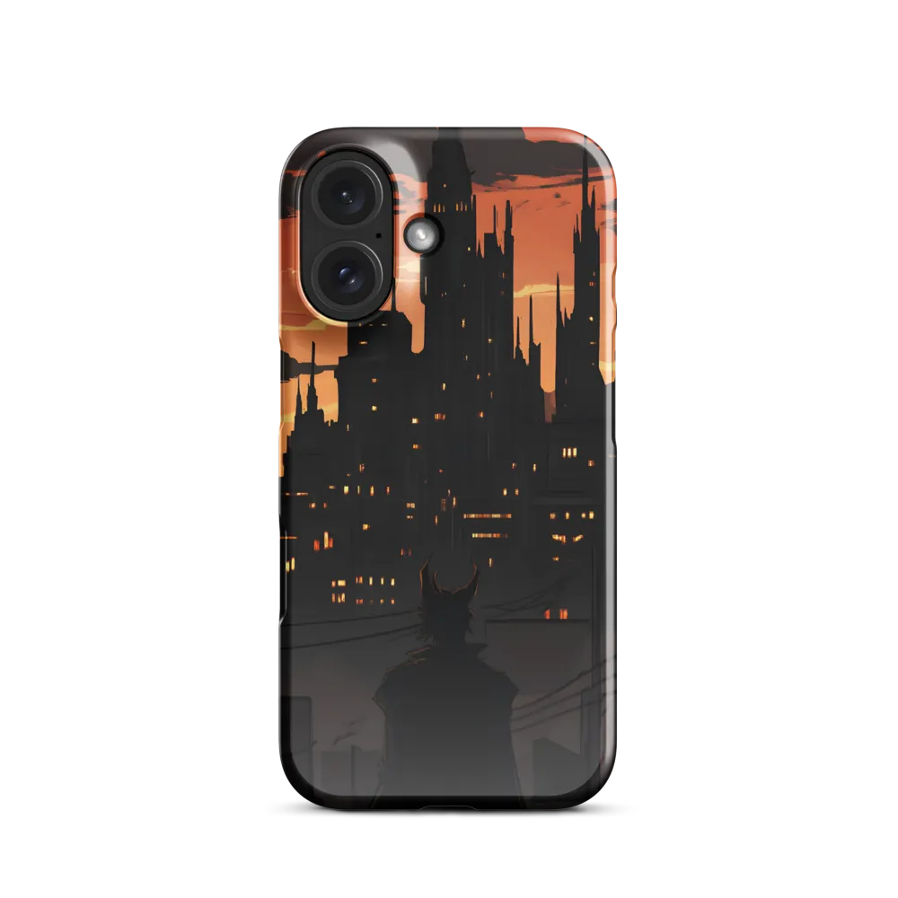 Dystopian Twilight Horizon 
 iPhone 14 Pro Max | Snap Case