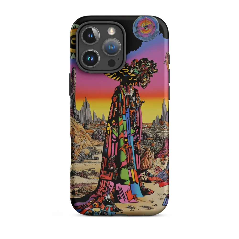 Surreal Landscape with Fantasy Character | Phone Case