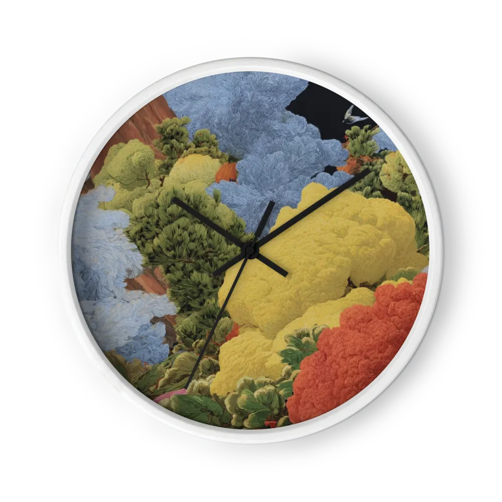 Vivid Organic Wilderness | Wall Clock