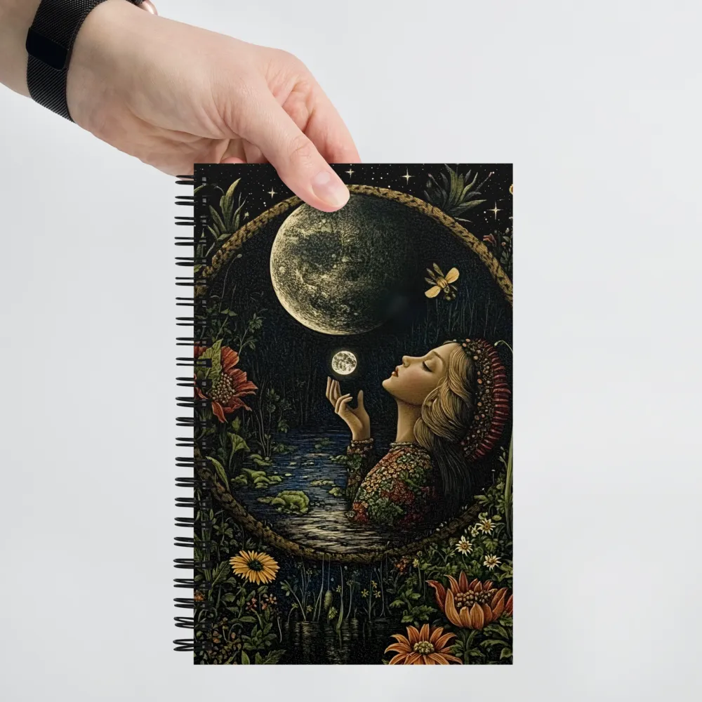 Lunar Embrace 
 Spiral Notebook | 140 pages