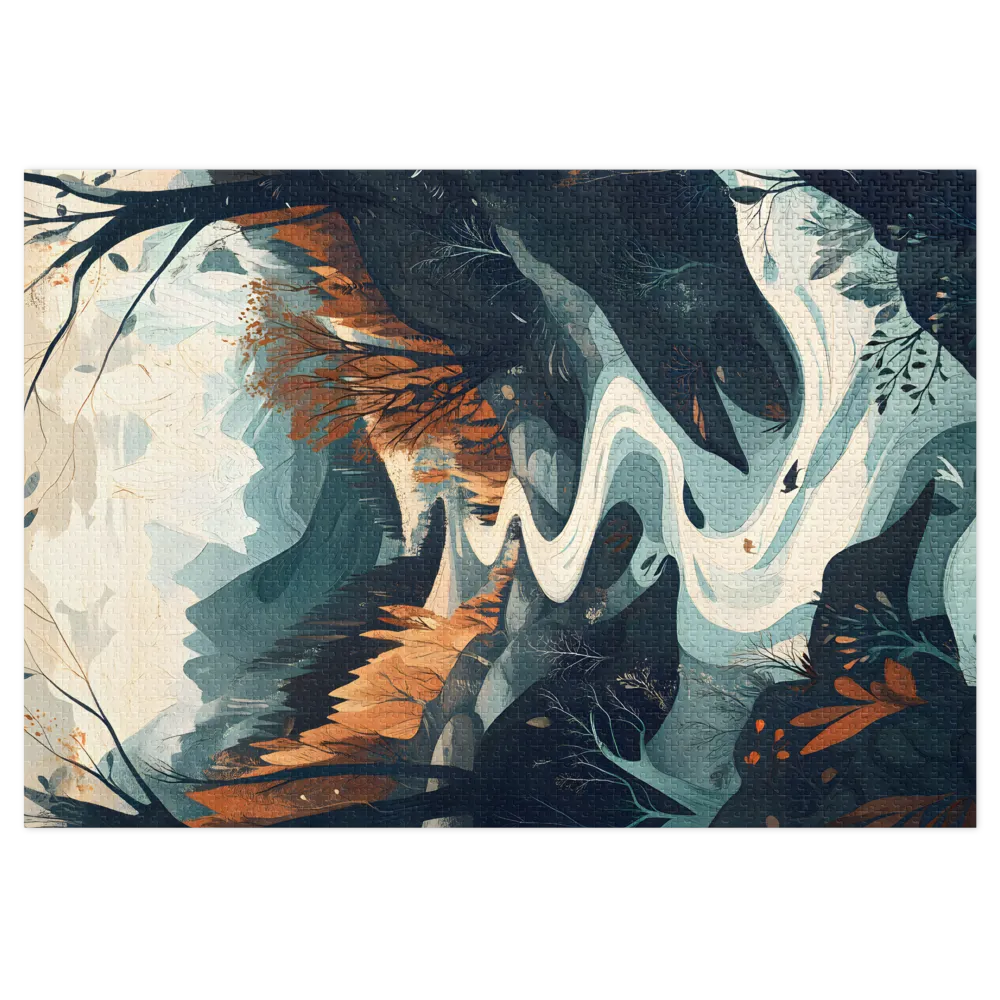 Winding River Landscape | Jigsaw Puzzle (252/520 pieces)