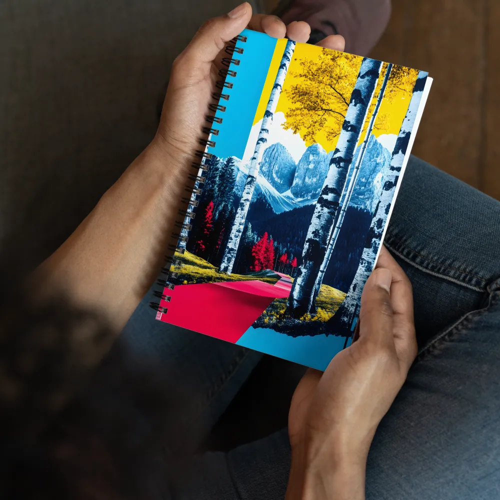 Surreal Forest Path 
 Spiral Notebook | 140 pages