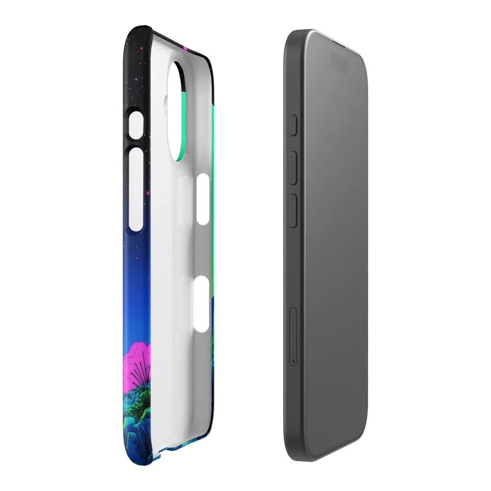 Neon Cosmic Explorer 
 iPhone 13 Mini | Snap Case