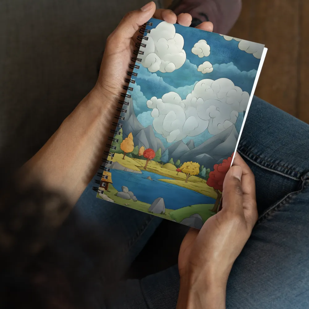 Whispering Lake Valley 
 Spiral Notebook | 140 pages