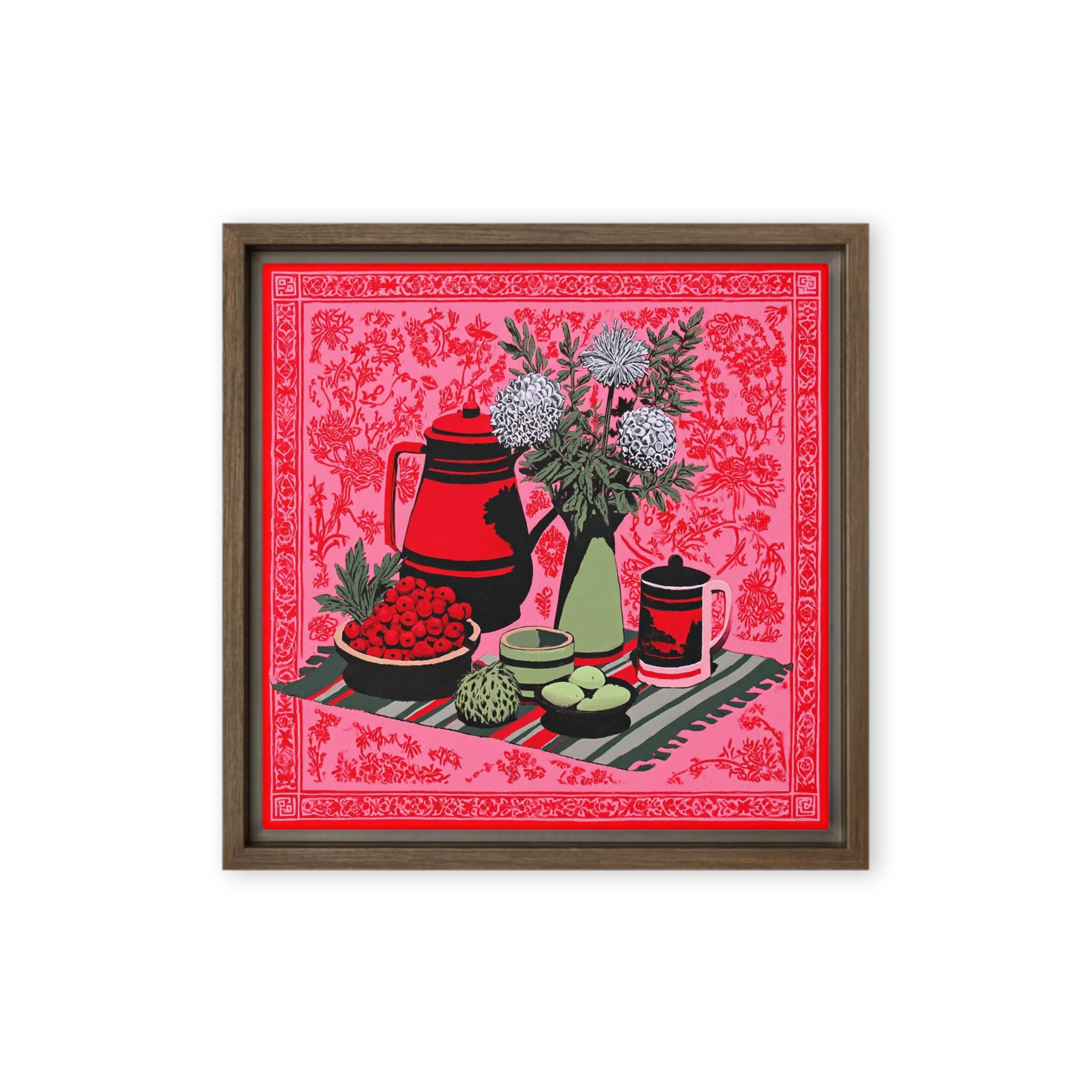 Red Kettle Still Life