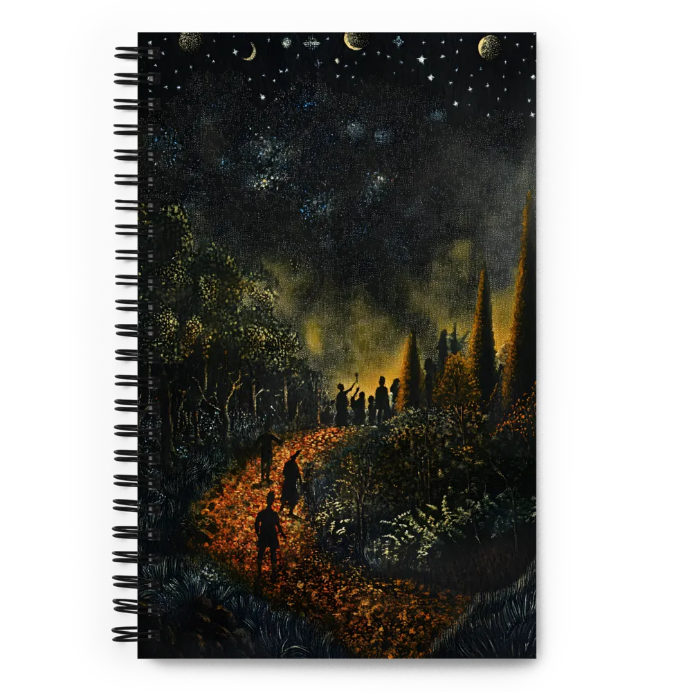 Starlight Forest Journey 
 Spiral Notebook | 140 pages