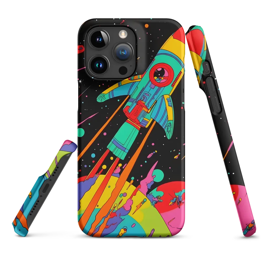 Psychedelic Rocket Launch | Phone Case