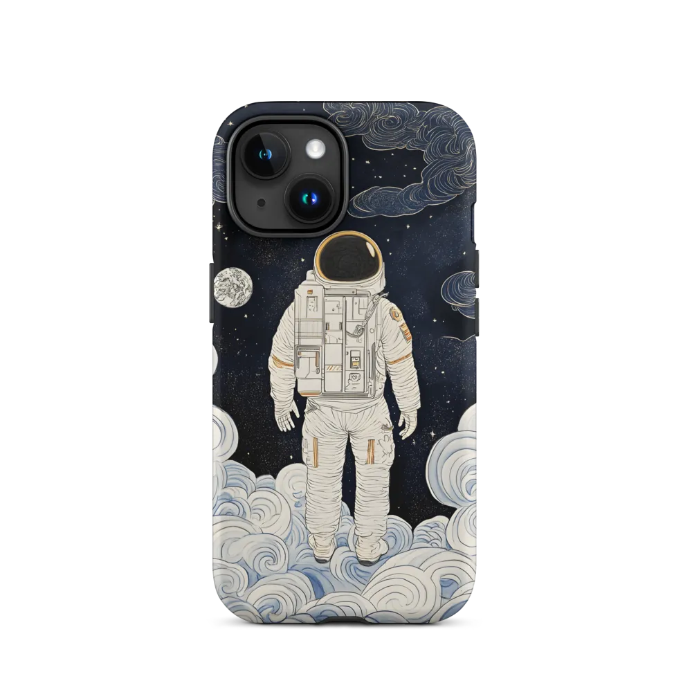 Astronaut in Clouds Illustration | Phone Case