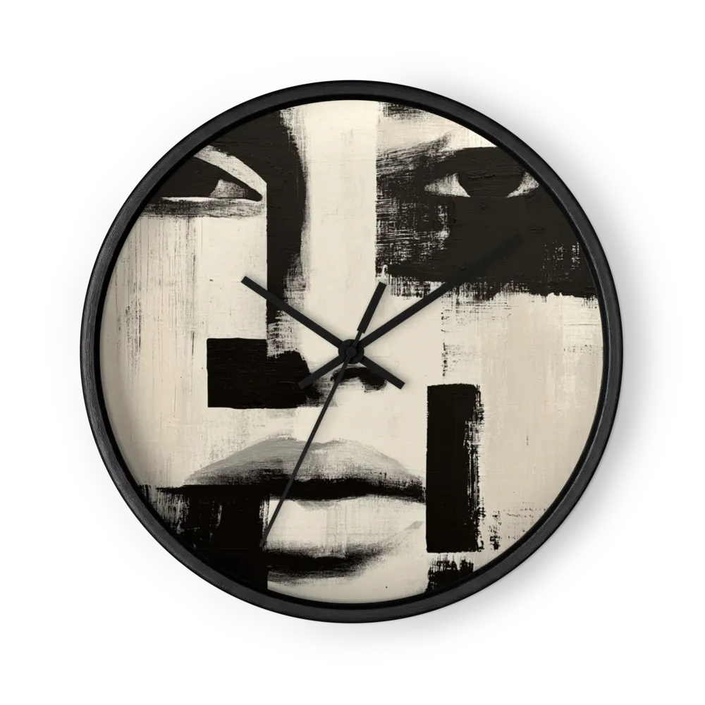 Monochrome Shadow | Wall Clock