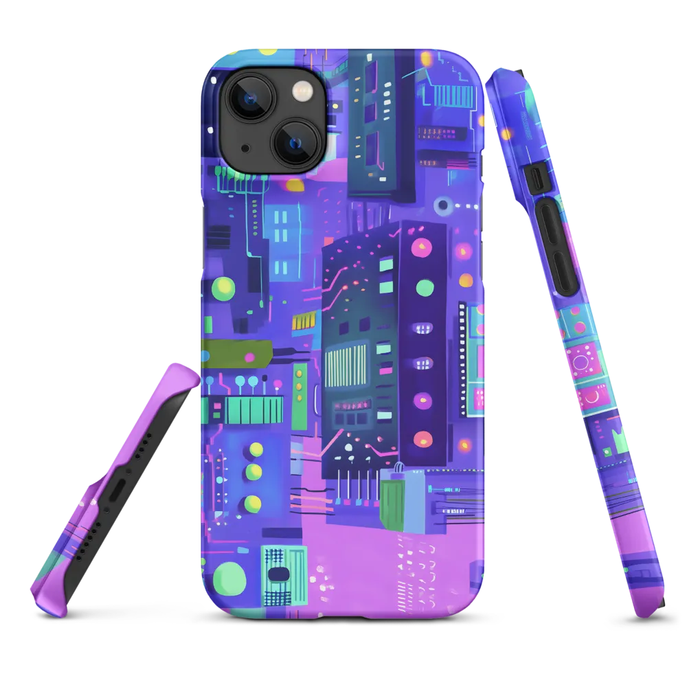 Abstract Digital Cityscape | Phone Case