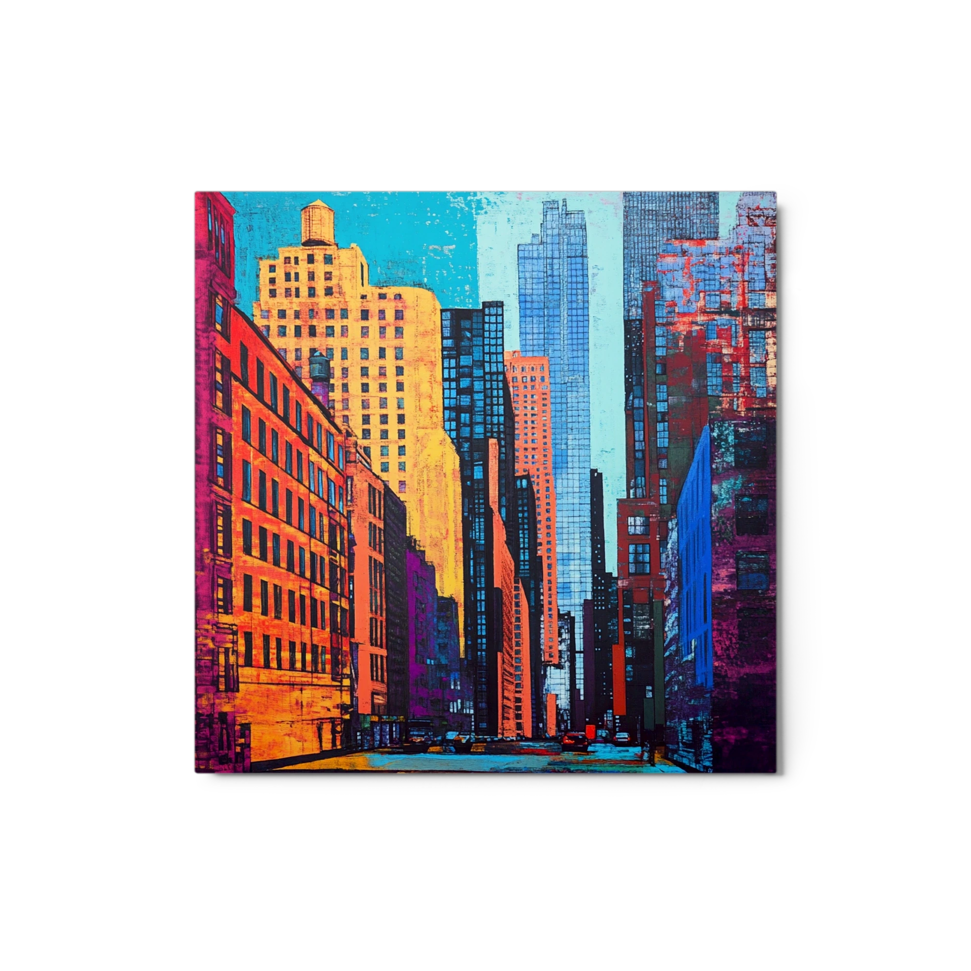 Vibrant Cityscape with Skyscrapers