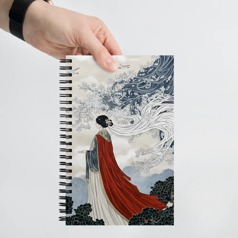 Serene Blossom Journey 
 Spiral Notebook | 140 pages