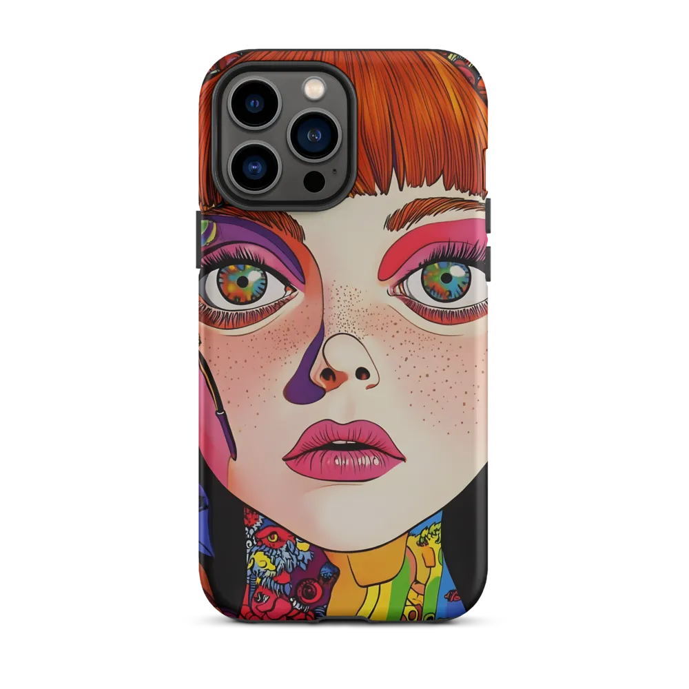 Colorful Surreal Portrait | Phone Case