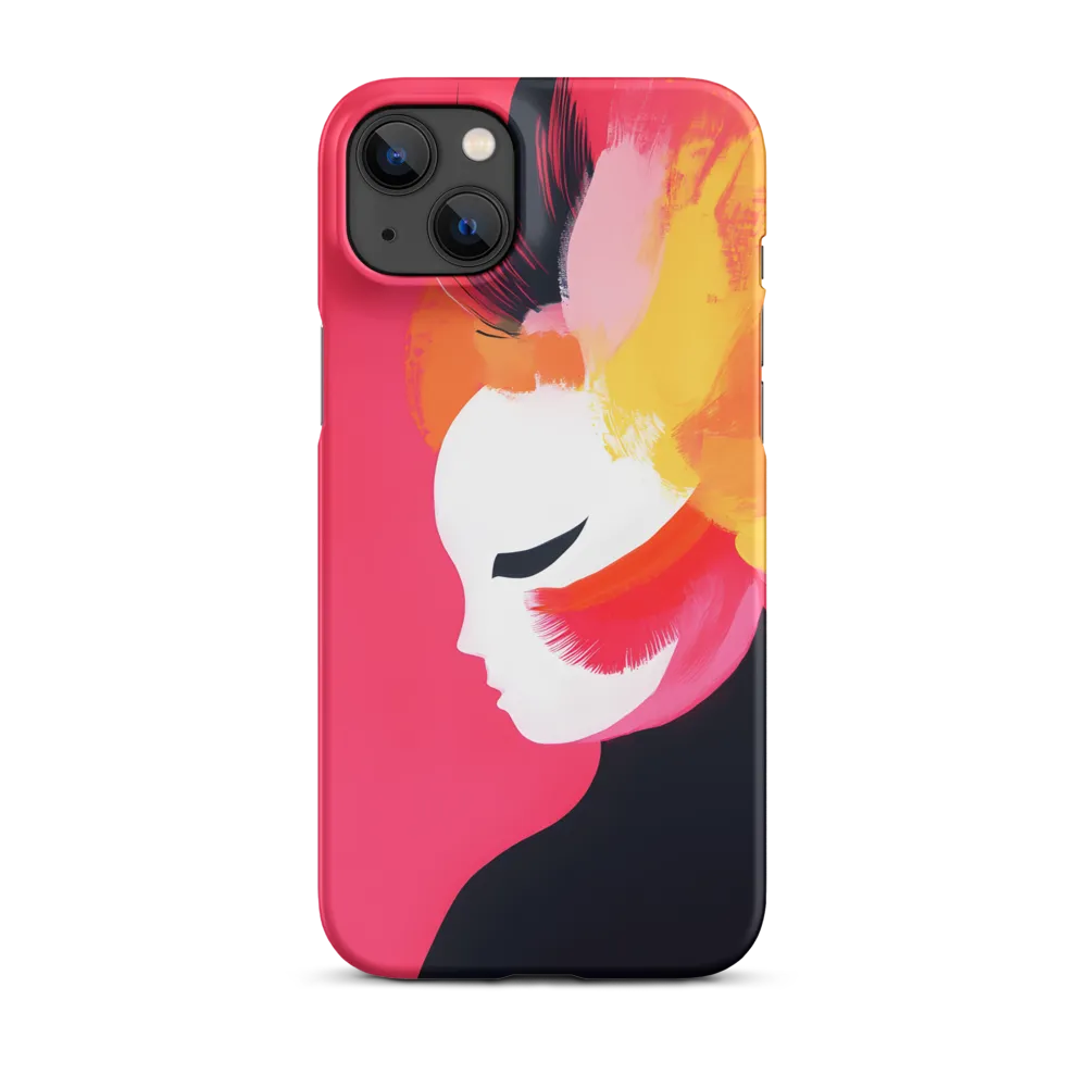 Abstract Profile Portrait of Female Figure | Phone Case