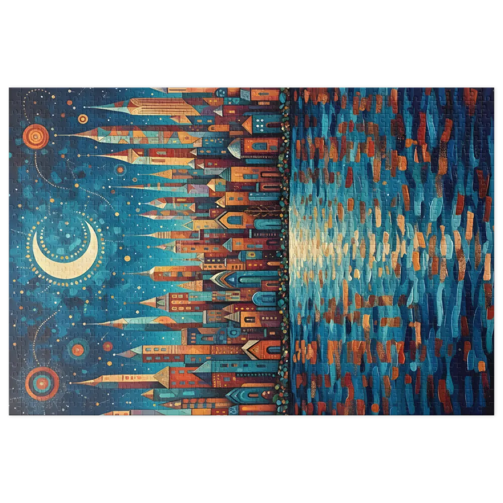 Fantastical Moonlit City | Jigsaw Puzzles