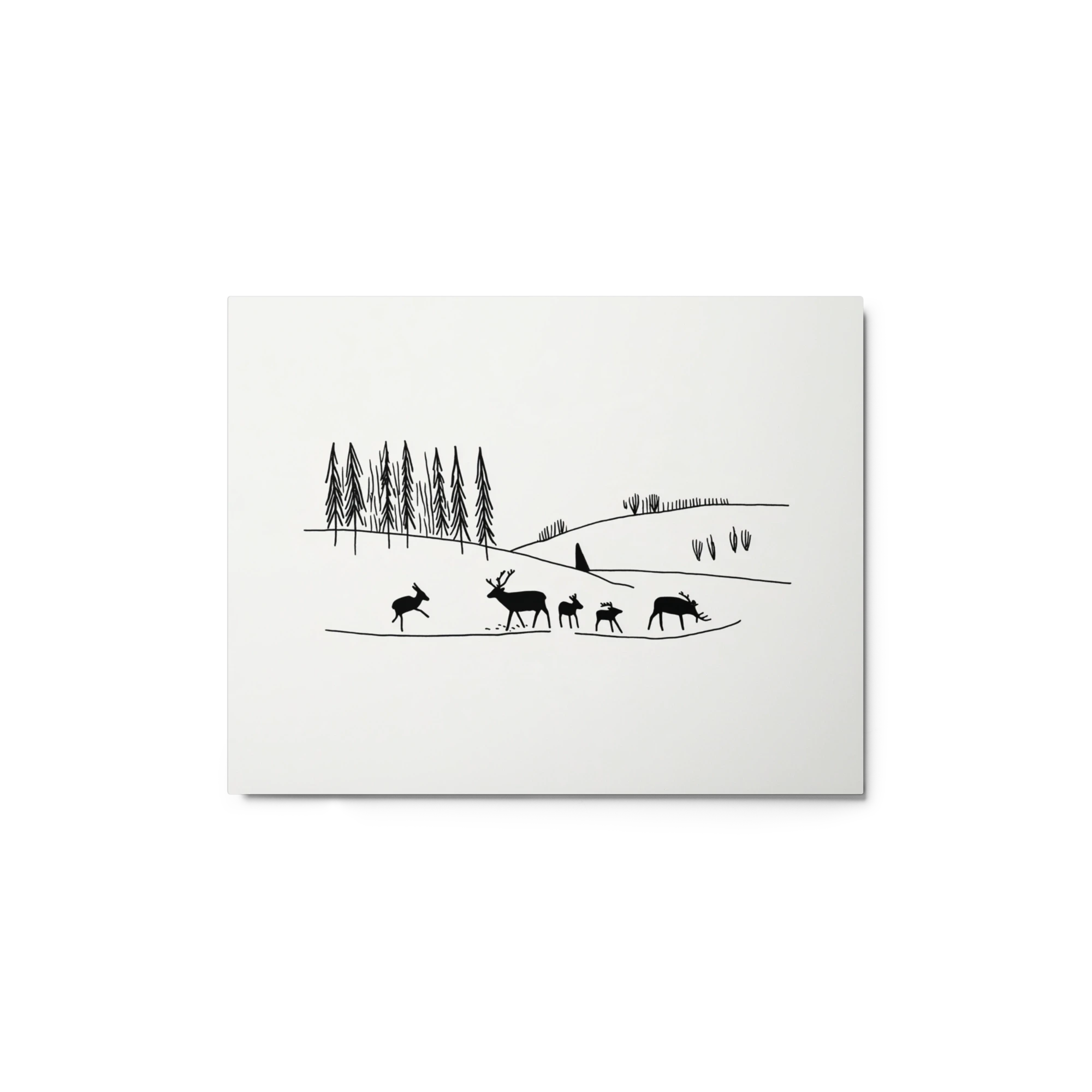 Winter Deer Herd